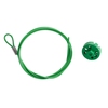 Pro-Lock + kabel – 1,5 m<TableFootnote>Sleutel wordt niet meegeleverd en kan afzonderlijk worden besteld.</TableFootnote>, Groen, Roestvrij staal, 1.50 m